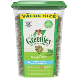 GRNS CATNIP DENTAL TUB 9.75Z