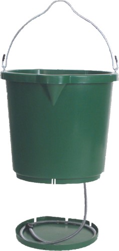 HEATED BUCKET 20 QT FB GRN