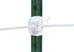 INSULATOR PINLOCK T POST WHT 20P
