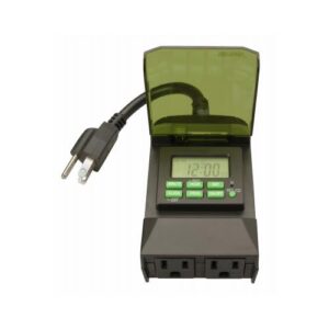 TIMER 2OUTLET 7DAY OUTDOOR