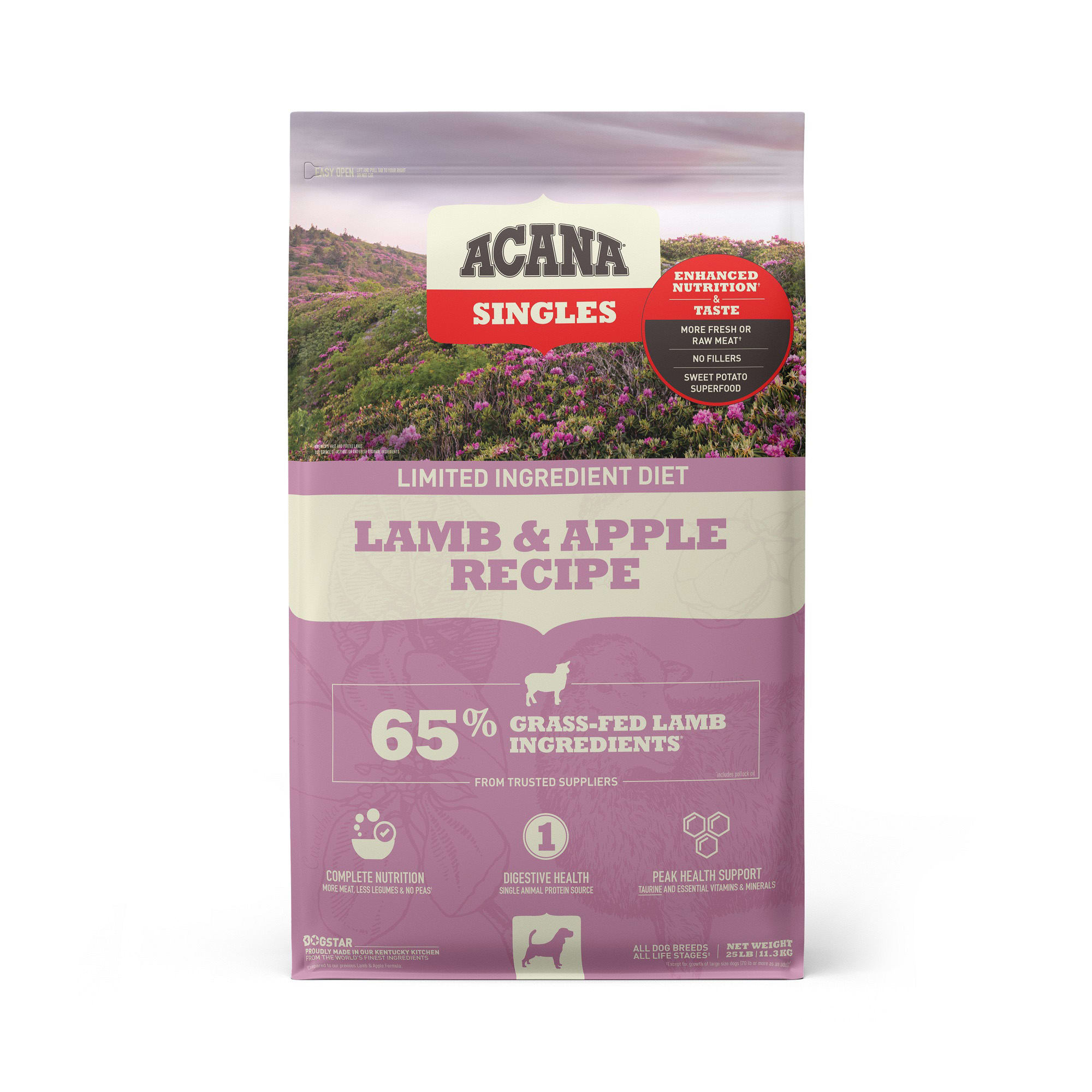 ACANA DOG LAMB/APPLE 25LB