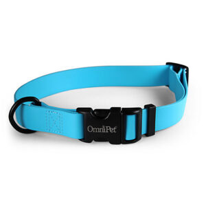 BIOTHANE COLLAR 14-20" LT BL