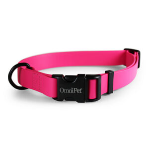 BIOTHANE COLLAR 14-20" RUBY