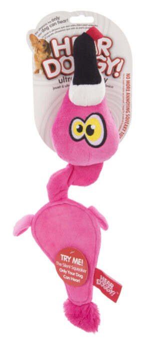 HEAR DOGGY FLAT PNK FLAMINGO