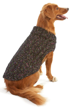 DOG SWEATER BLK XS
