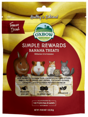 OXBOW BANANA TREATS 1OZ