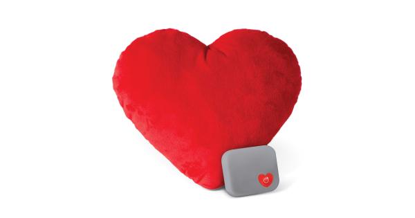 HEARTBEAT KITTY HEART PILLOW