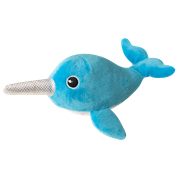 NIKKI NARWHALE DOG TOY 7"