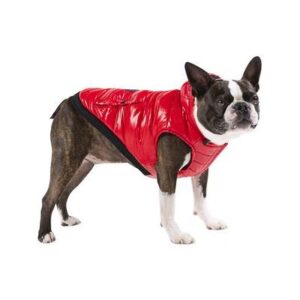 PUFFER VEST SHNY RED 18