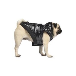 PUFFER VEST SHNY BLK 24