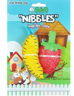 A&E LOOFAH STRAWBERRY BANANA TOY