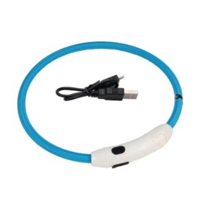 LIGHT-UP NECK RING BLUE 24"
