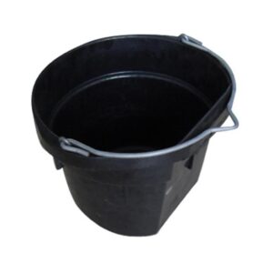 FLATBACK BUCKET 18QT BLACK MR