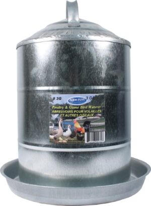 GALV POULTRY FOUNT 3 GAL FRMTUF