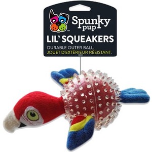 SPUNKY PARROT IN SPIKY BALL