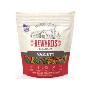 WHOLESOMES DOG BISC VTY MED 3LB