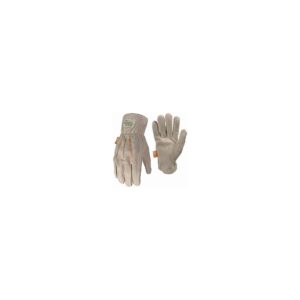 GLOVE SUEDE LTHR WLG