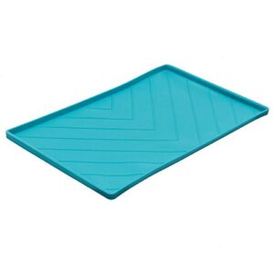 MESS MUTT SLCN MAT W ROD BLUE LG