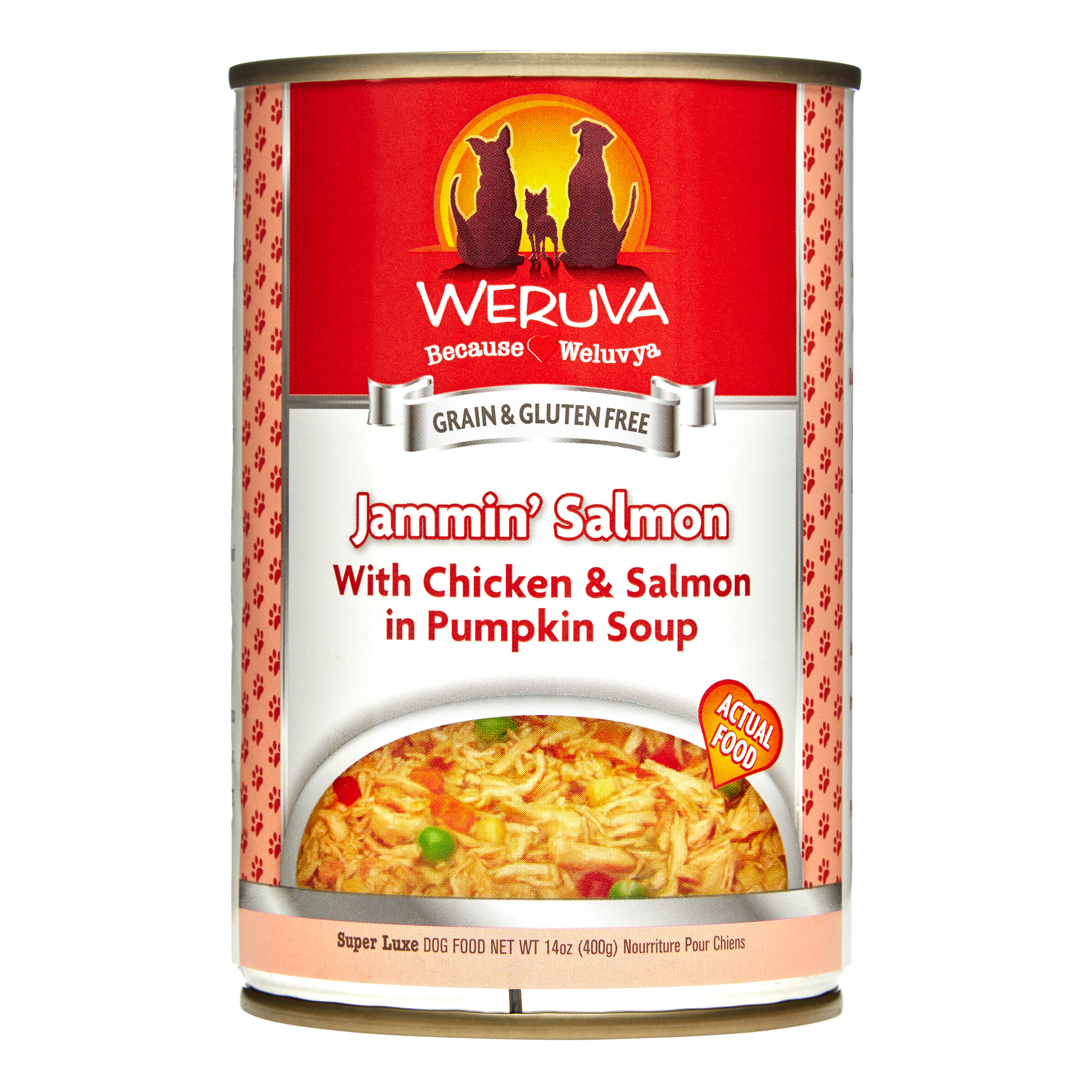 WERUVA DG JAMMIN SALMON 14OZ