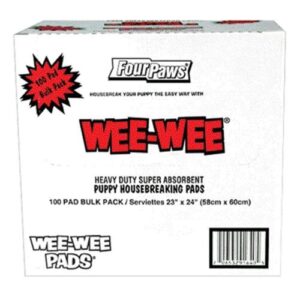 WEE WEE PADS PUP 100CT BULK