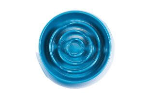 MESS D SLOW FEEDER BLU 3 CUP