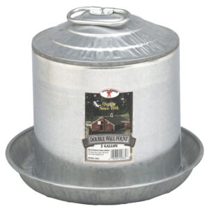 GALV POULTRY FOUNT 2 GAL LG