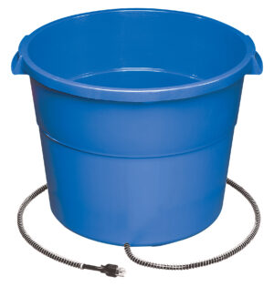 HEATED MUCK TUB 16 GAL BLUE