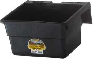 RUBBER FENCE FEEDER 18QT LG BLK