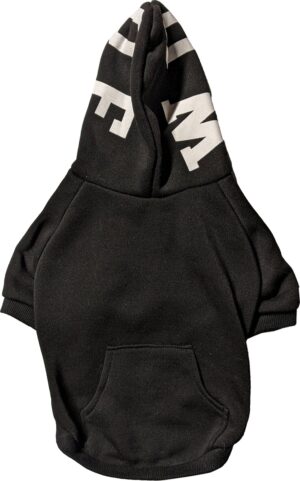 COSMO WOOF HOODIE BLACK LG