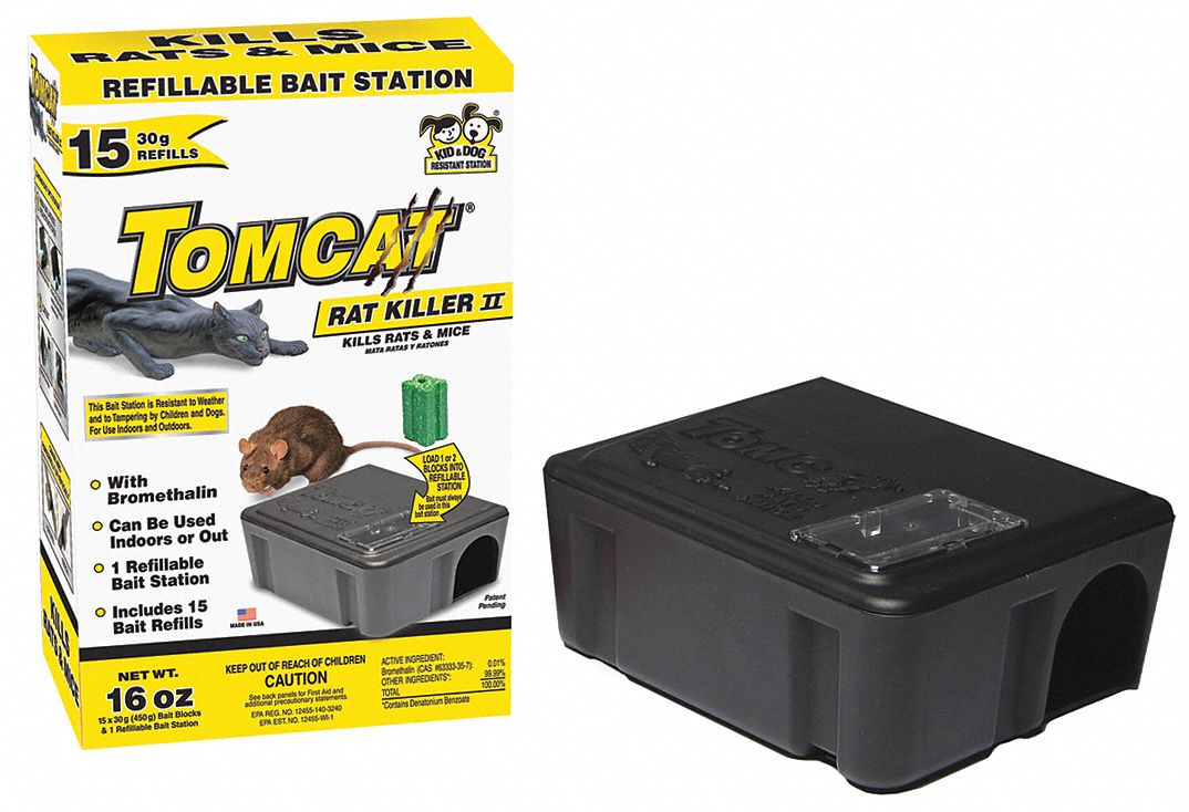 TOMCAT RAT REFILLABL STATION