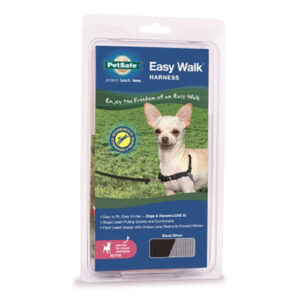 EASY DOG HARNESS BLACK/SILVER SM