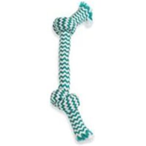 2 KNOT BONE GRN / WHT 9IN
