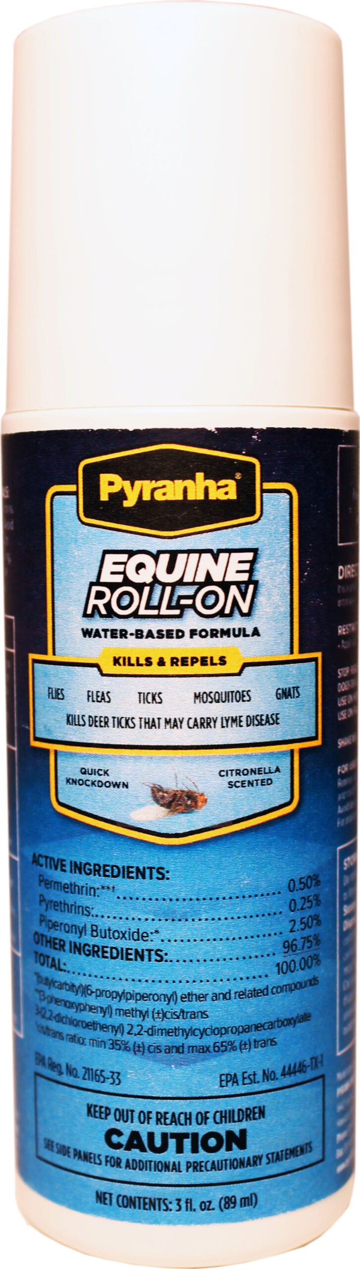PYRANHA ROLL-ON FLY SPRAY 3OZ