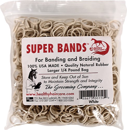 HHC SUPERBANDS WHITE 1/4LB