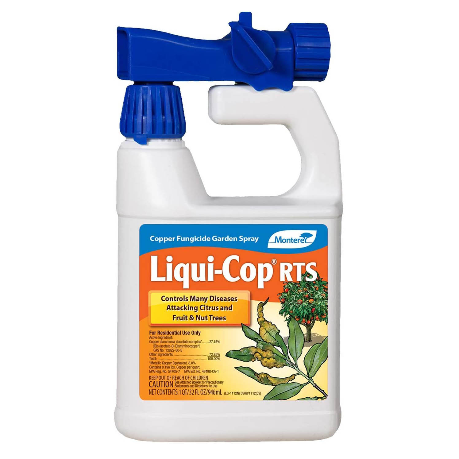 LIQUI-COP FUNGICIDE RTU QT