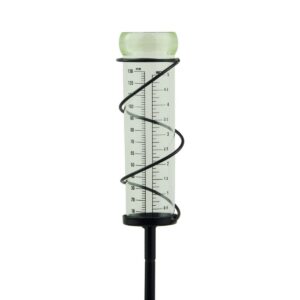 SPIRAL METAL RAIN GAUGE