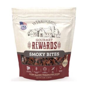 WHOLESOMES DOG BISC BACON 3#