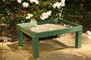 GROUND PLATFORM BIRD FEEDER
