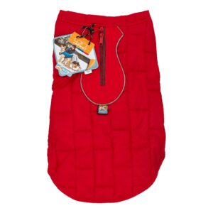 KURGO LOFT DOG JACKET RED MD