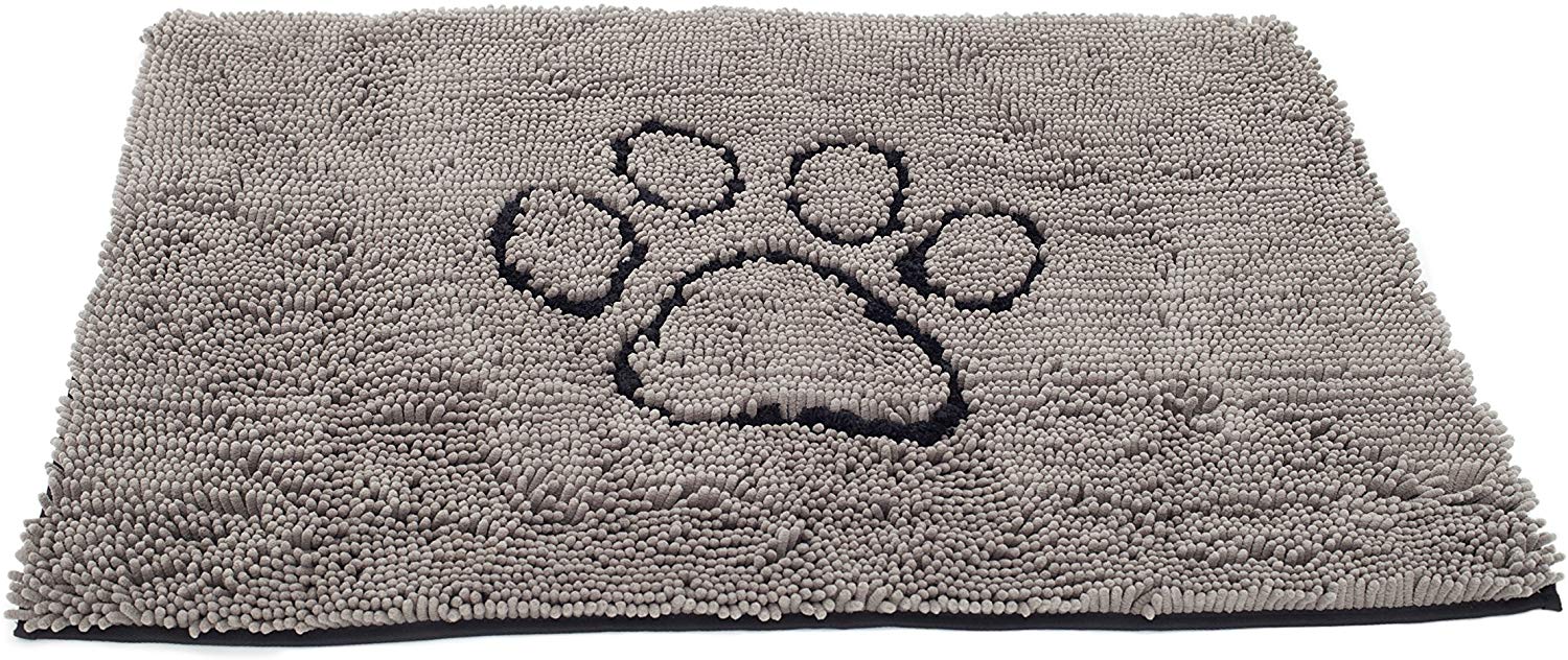 DIRTY DOG DOORMATGREY LG