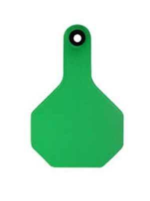 EAR TAG Y TEX MED GREEN BLANK 25