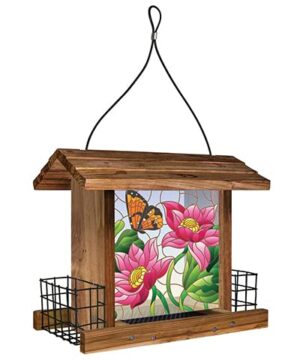 STAIN GLASS HOPPER W SUET