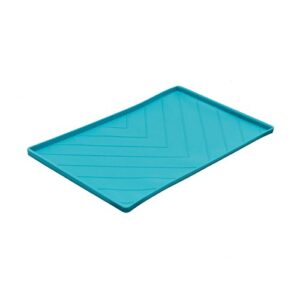 MESS MUTT SLCN MAT W ROD BLUE MD