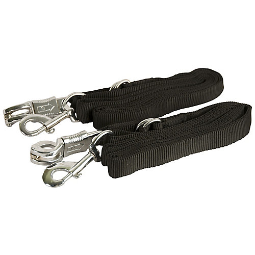 GATSBY CROSS TIE SET BLACK 5-9'