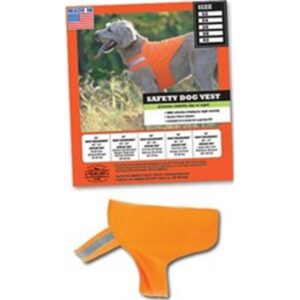 VEST DOG SAFETY ORANGE SM 32IN