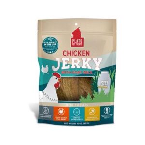 PLATO CKN JERKY GOAT MILK 16O