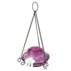 TOP FILL GLASS HUMBIRD PURP 14OZ