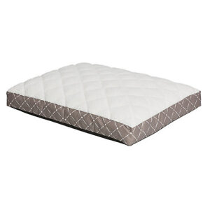 DOG BED 27X36 MUSHRM/DIAMOND