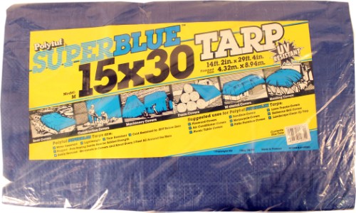 TARP BLUE POLY 15X30FT