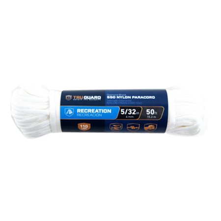 PARACORD WHITE 50FT